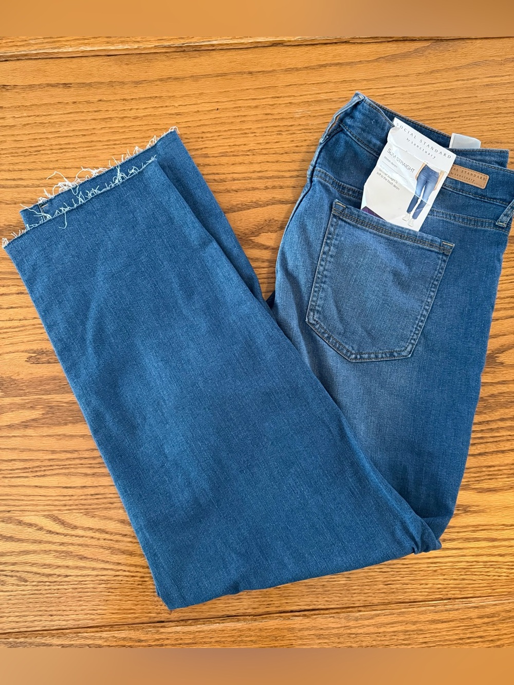 Women’s Social Standard by Sanctuary Blue Slim Straight-Leg Size 16 Jeans NWT